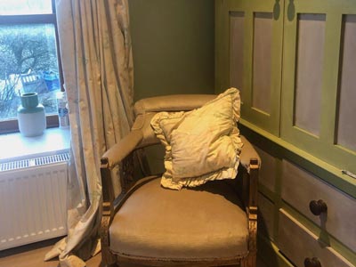 A chair in The Eardley room